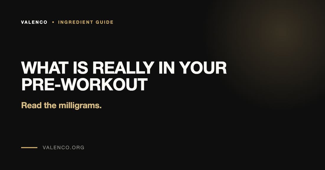 What Should Be in a Pre-Workout (and at What Dose)