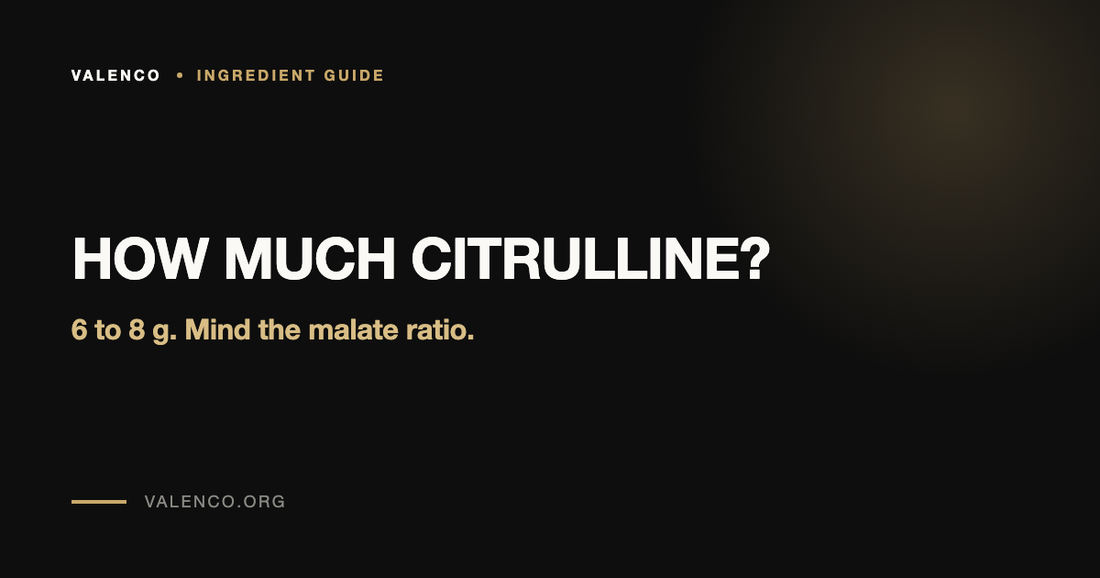 How Much Citrulline Should You Take? L-Citrulline vs Citrulline Malate