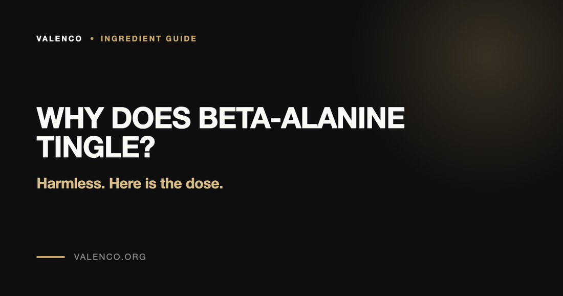 How Much Beta-Alanine, and Why Does It Tingle?