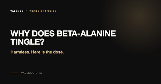 How Much Beta-Alanine, and Why Does It Tingle?
