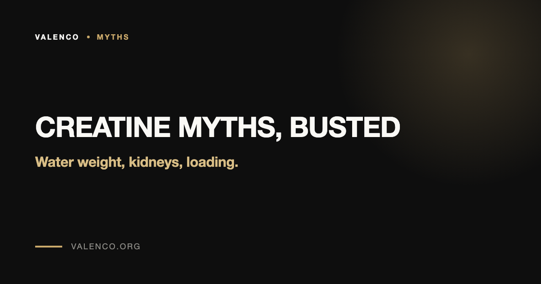 Creatine Myths: Water Weight, Kidneys, and Loading