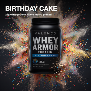 2 lb Whey Armor Protein | Birthday Cake