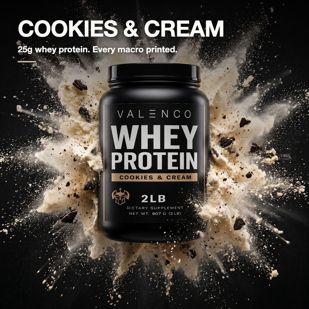 2 lb Whey Protein | Cookies & Cream