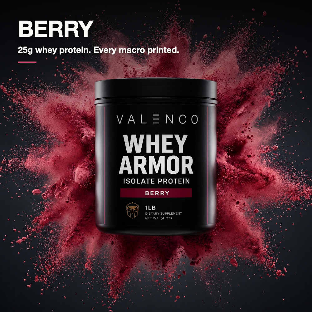 1 lb Whey Armor Isolate Protein | Berry