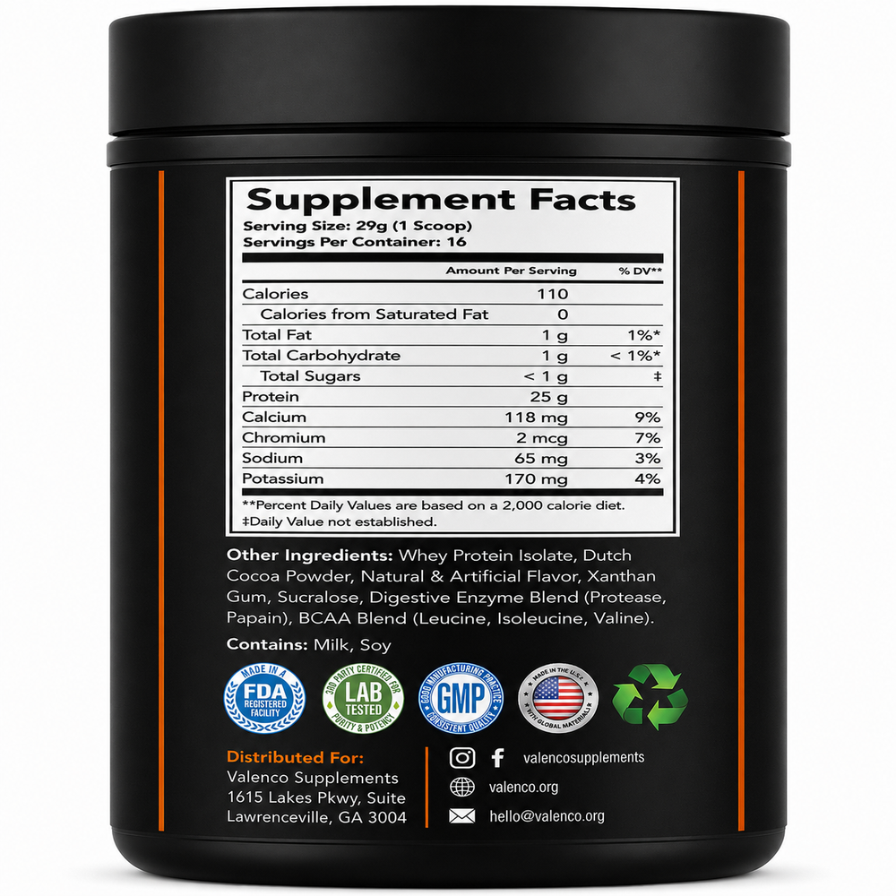 1 lb Whey Armor Isolate Protein | Chocolate