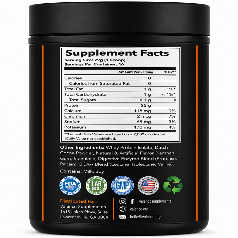 1 lb Whey Armor Isolate Protein | Chocolate