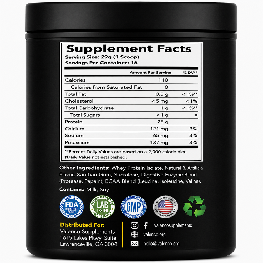 1 lb Whey Armor Isolate Protein | Vanilla