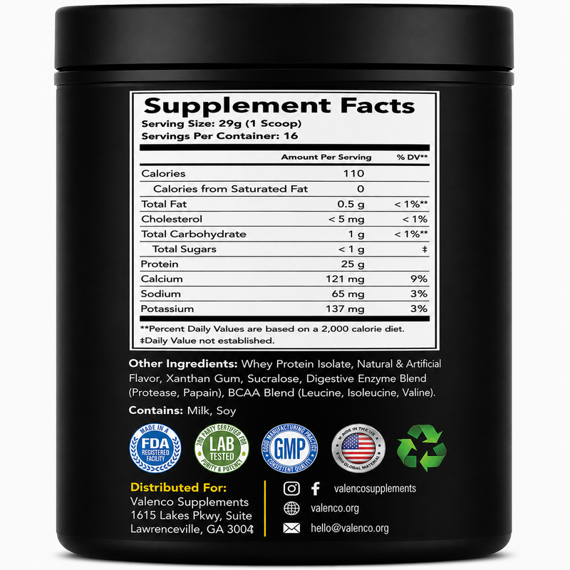 1 lb Whey Armor Isolate Protein | Vanilla