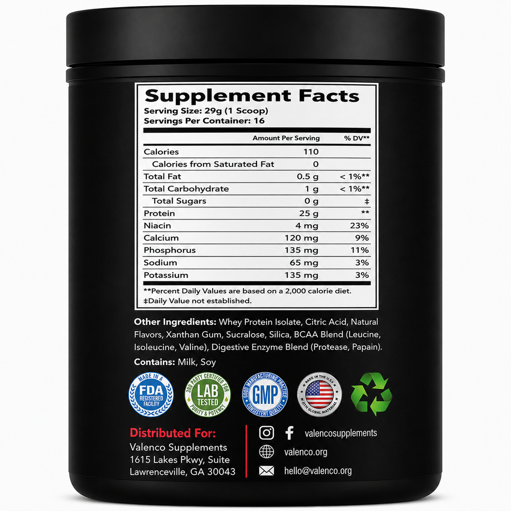 1 lb Whey Armor Isolate Protein | Berry