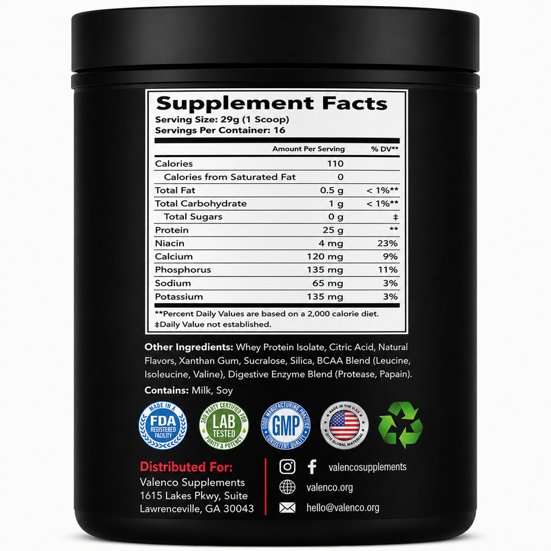 1 lb Whey Armor Isolate Protein | Berry