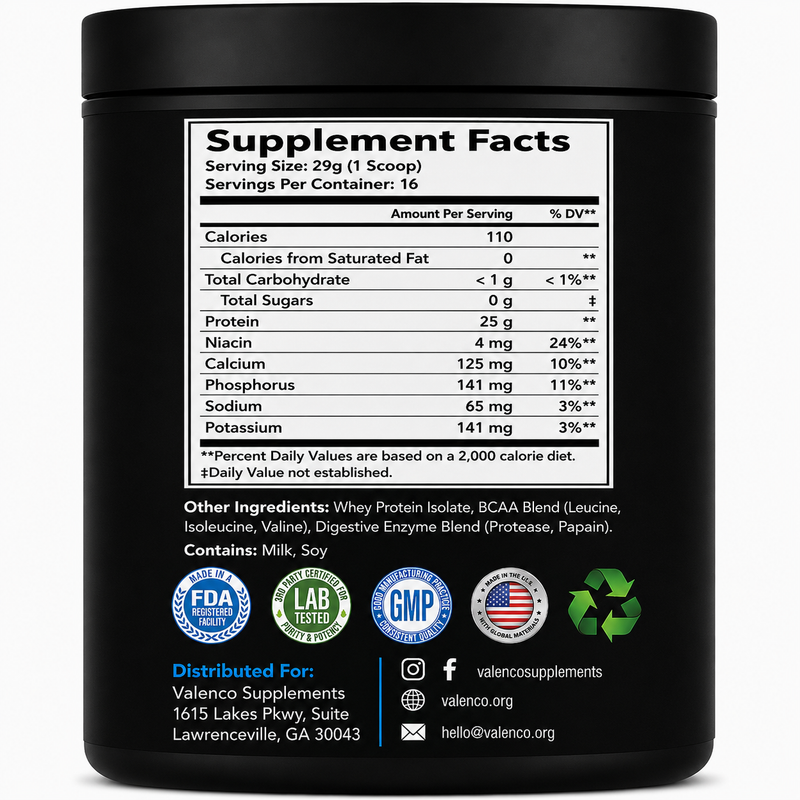 1 lb Whey Armor Isolate Protein | Unflavored