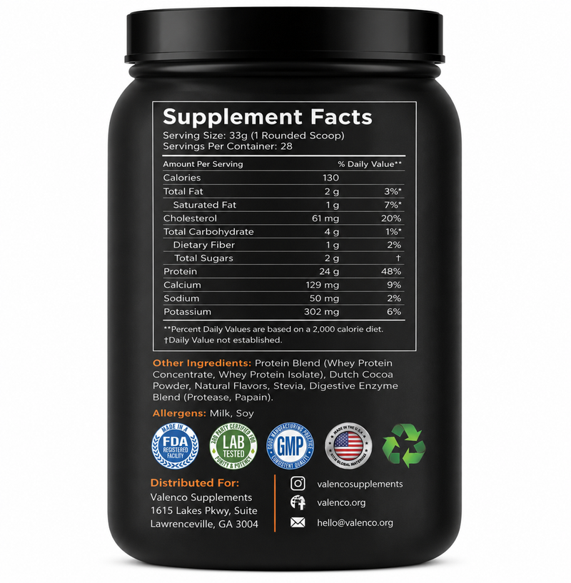 2 lb Whey Armor Natural Protein | Chocolate