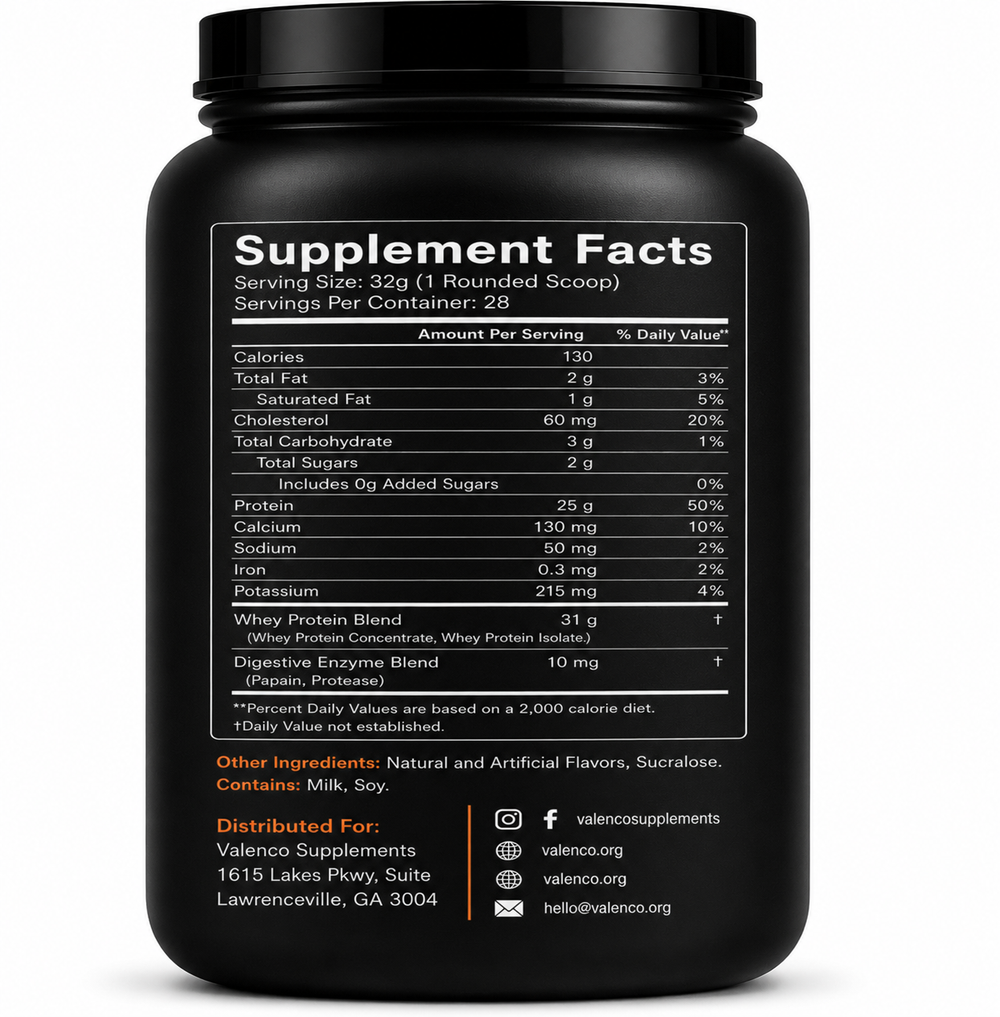 2 lb Whey Protein | Cinnamon Swirl