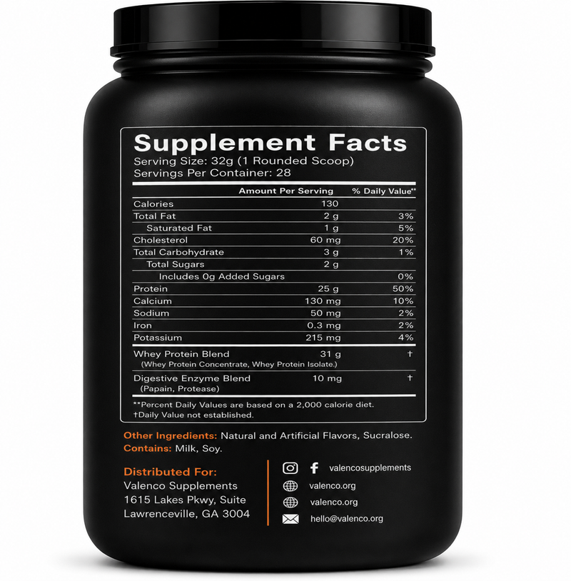 2 lb Whey Protein | Cinnamon Swirl