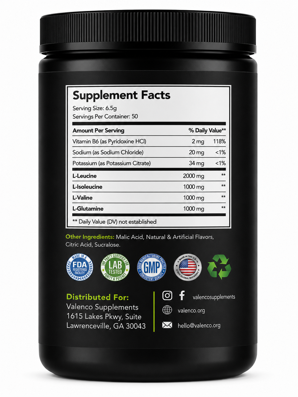 BCAA 2:1:1 | Lemon Lime
