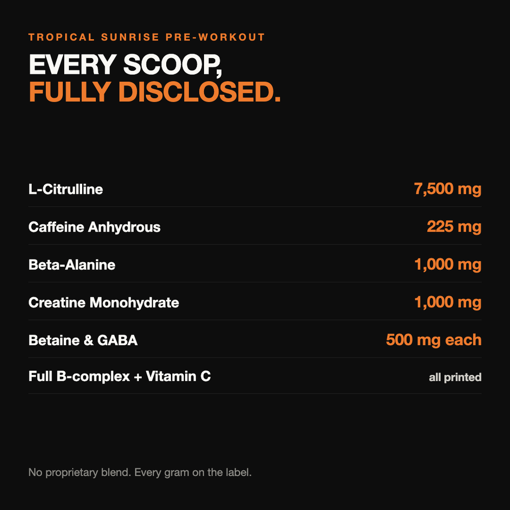 Pre-Workout | Tropical Sunrise
