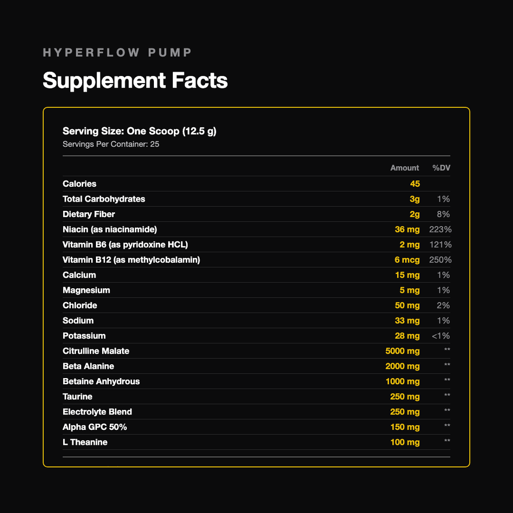 Hyperflow Pump | Pineapple Crush