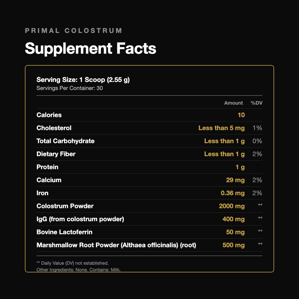 Primal Colostrum | 30 servings