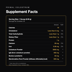 Primal Colostrum | 30 servings