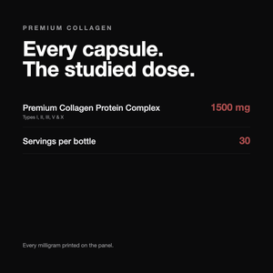 Premium Collagen Complex | Types I, II, III, V & X