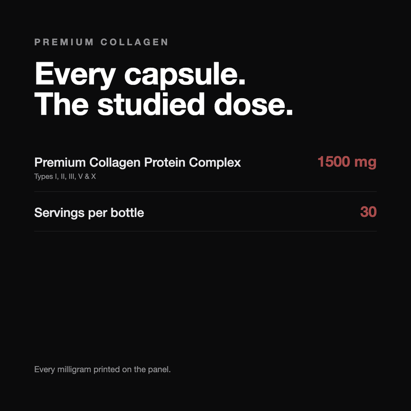 Premium Collagen Complex | Types I, II, III, V & X