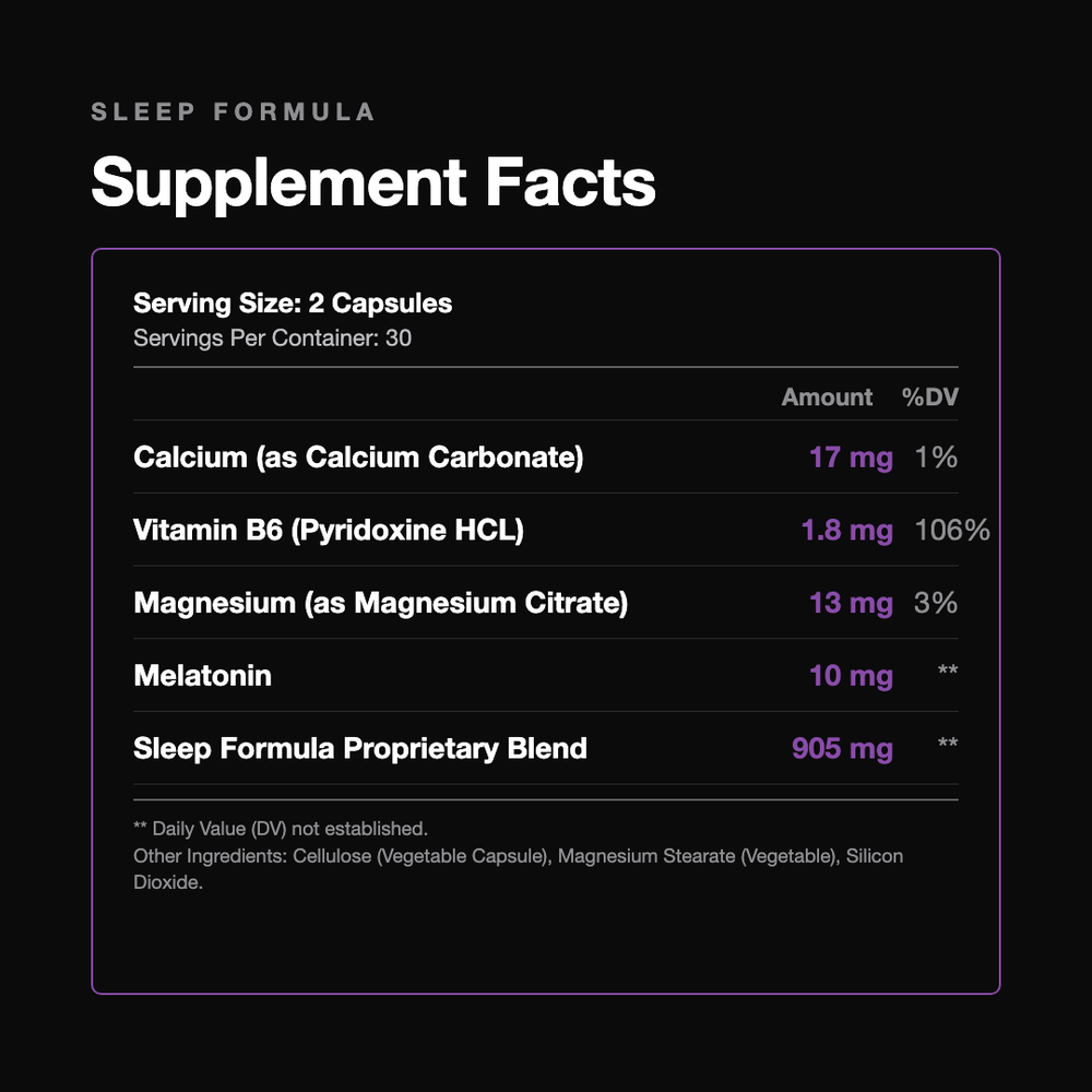 Sleep Formula