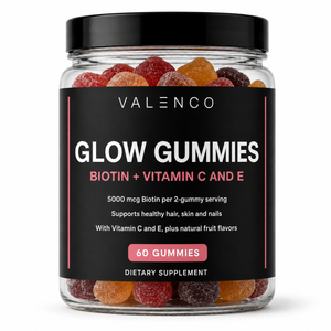 GLOW Skin Gummies (Biotin + C + E)
