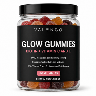 GLOW Skin Gummies (Biotin + C + E)