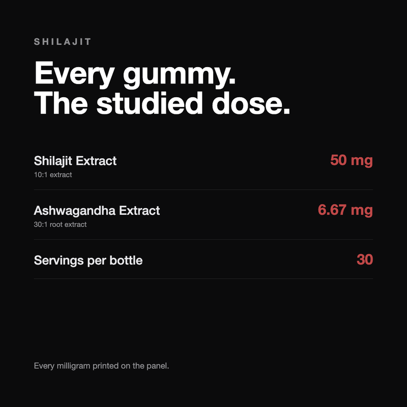 Shilajit Gummies