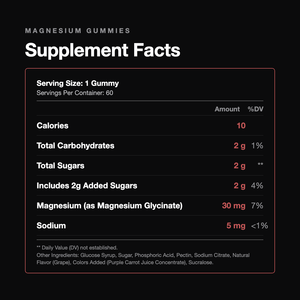Magnesium Glycinate Gummies