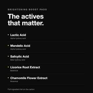 Brightening Boost | Exfoliator Pads