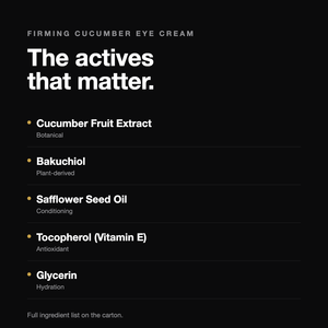 Firming Cucumber Eye Cream