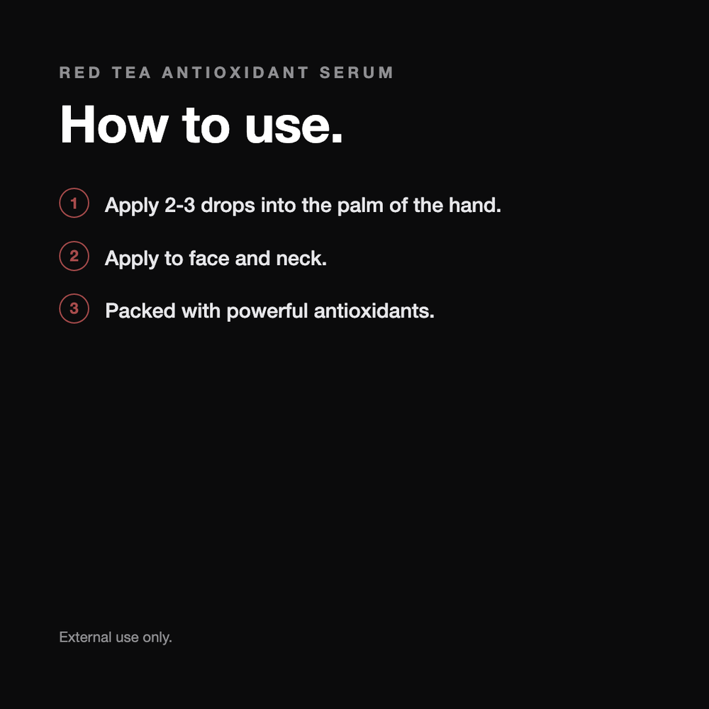 Red Tea Moisturizing + Antioxidant Serum