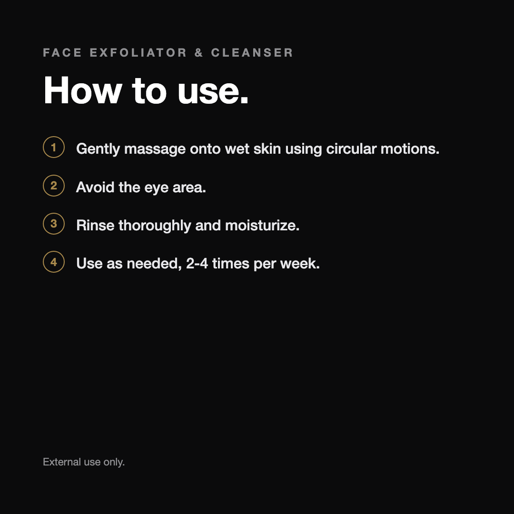 Face Exfoliator & Cleanser