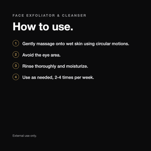 Face Exfoliator & Cleanser