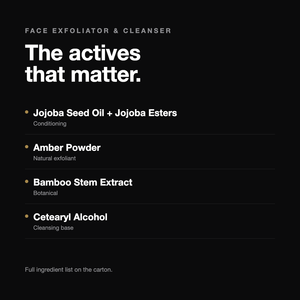 Face Exfoliator & Cleanser