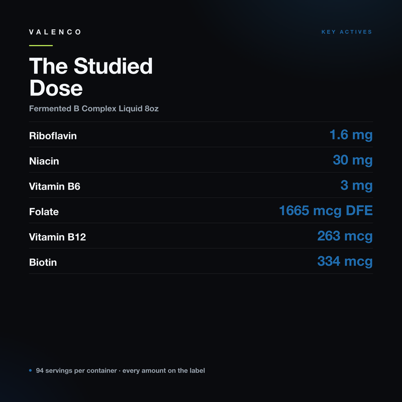 Fermented B Complex Liquid 8oz