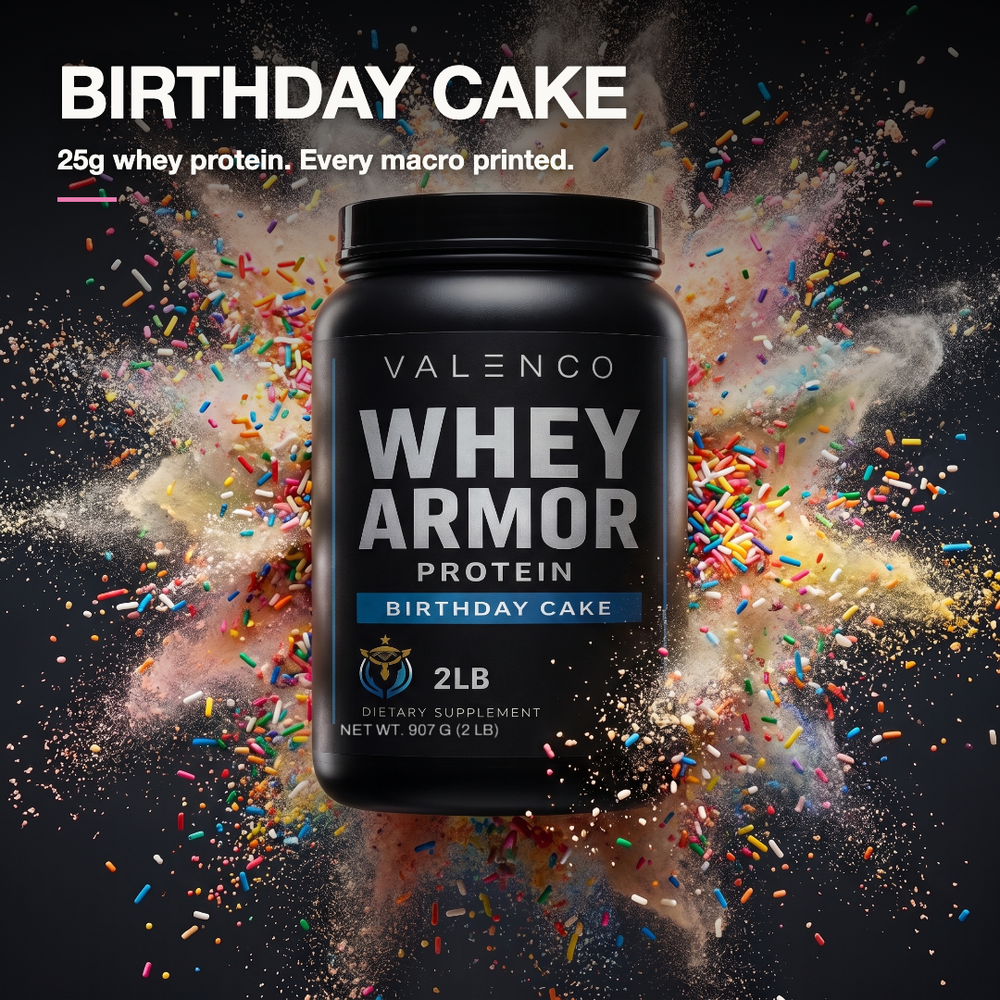 2 lb Whey Armor Protein | Birthday Cake