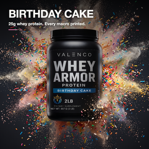 2 lb Whey Armor Protein | Birthday Cake