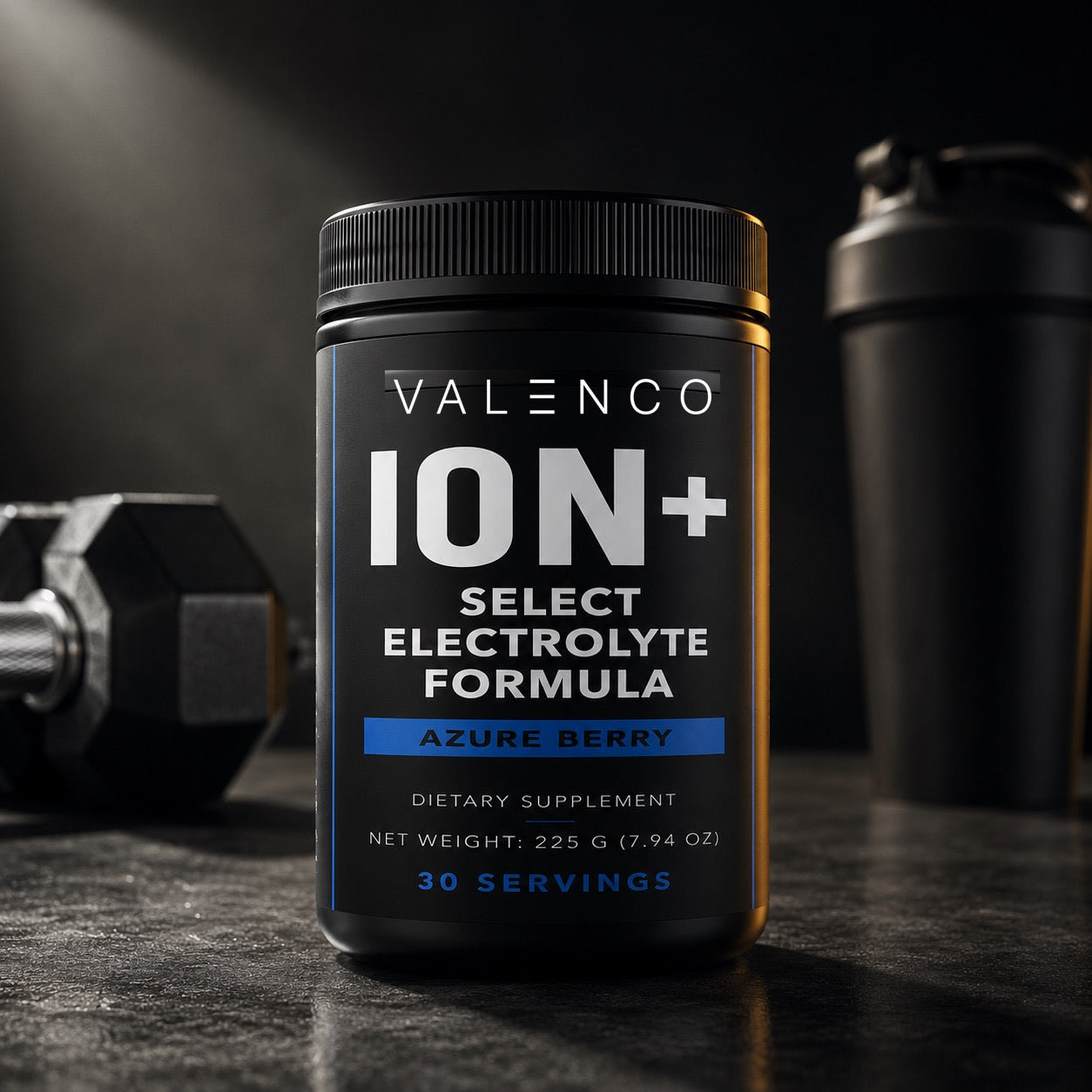 ION+ Select Electrolyte Formula | Azure Berry lifestyle photograph