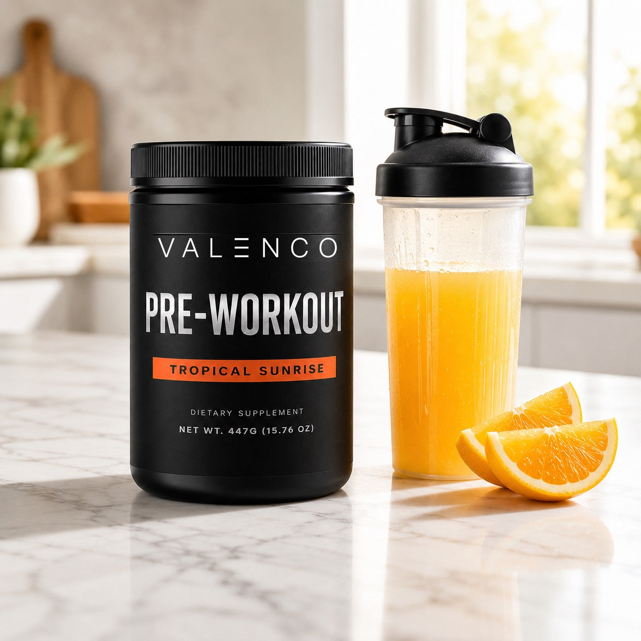 Pre-Workout | Tropical Sunrise lifestyle photograph